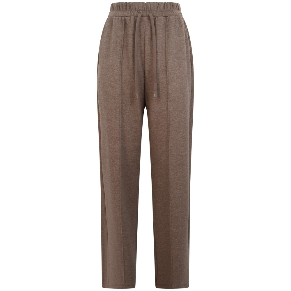 Pantalone in maglia beige   per donna