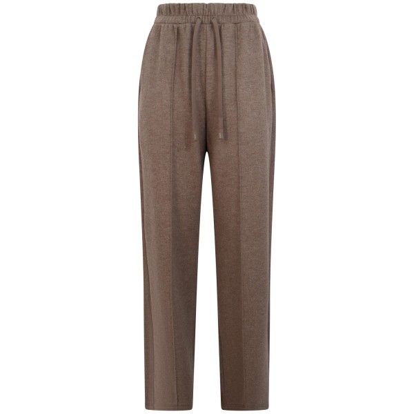 Pantalone in maglia beige   per donna