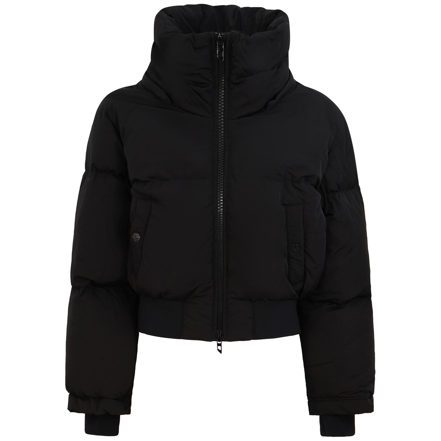 Giubbotto bomber nero per donna 2