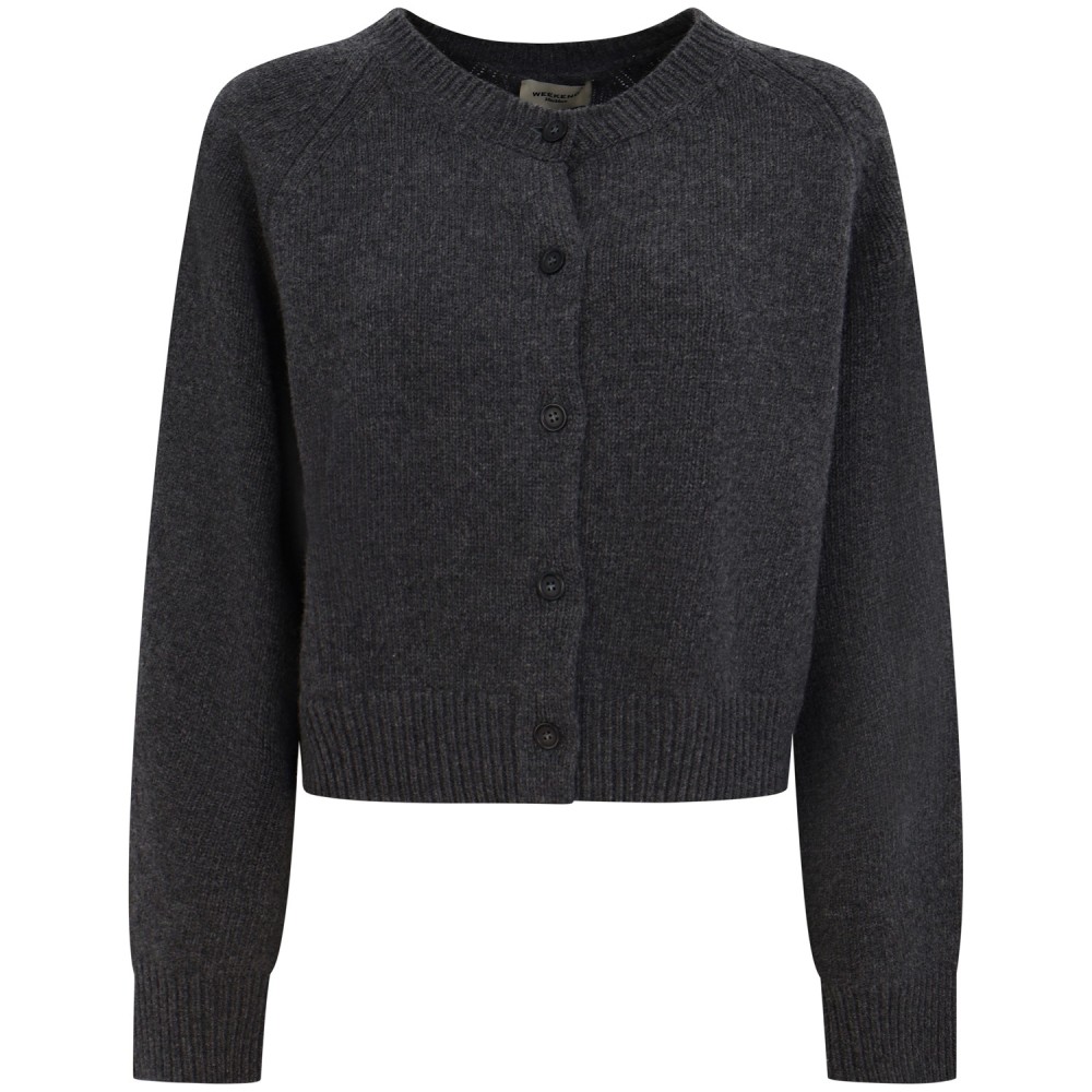 Cardigan grigio  per donna