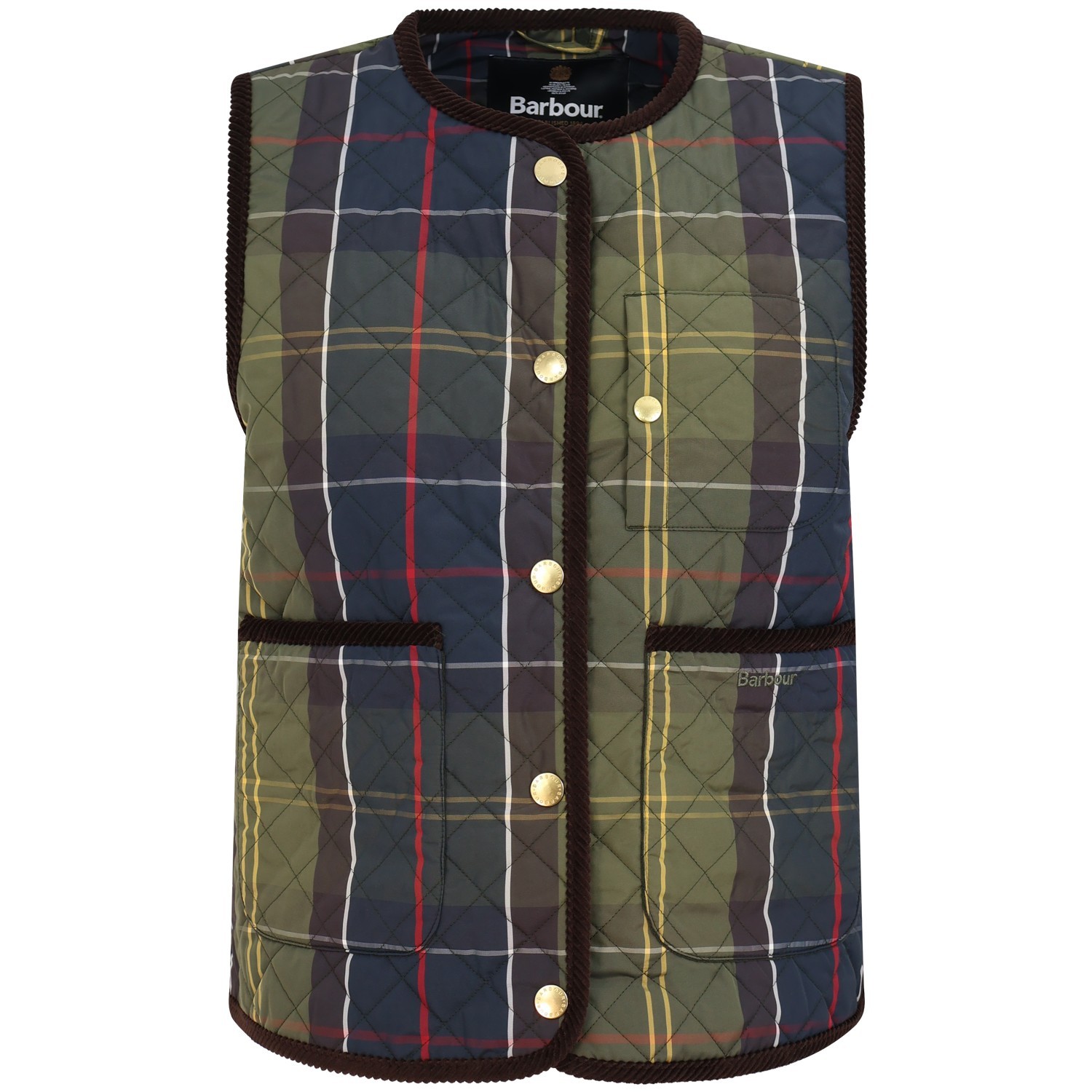 Gilet tartan 'TARTAN JULIA QUILTED JACKET 'per donna