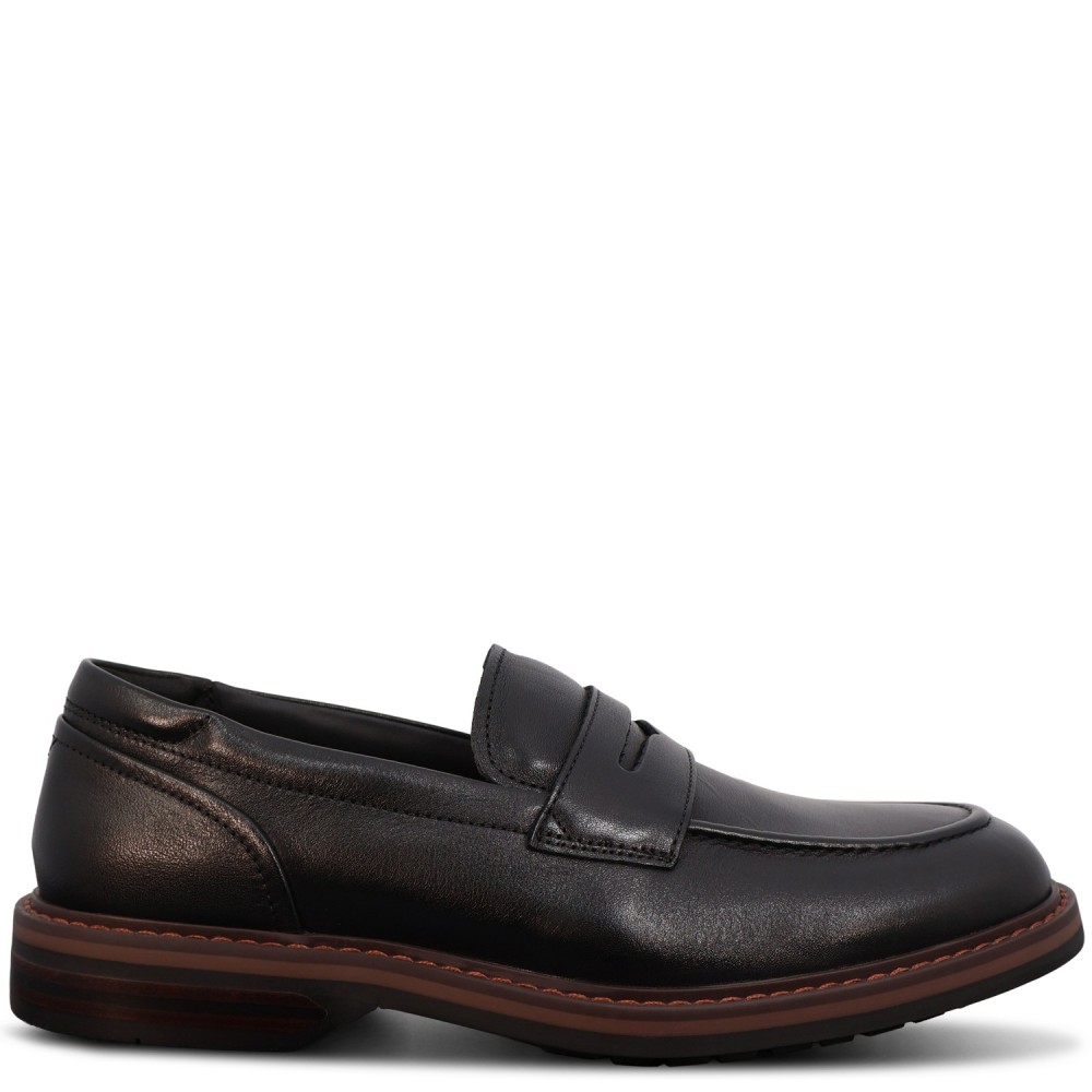 Mocassino nero per uomo
