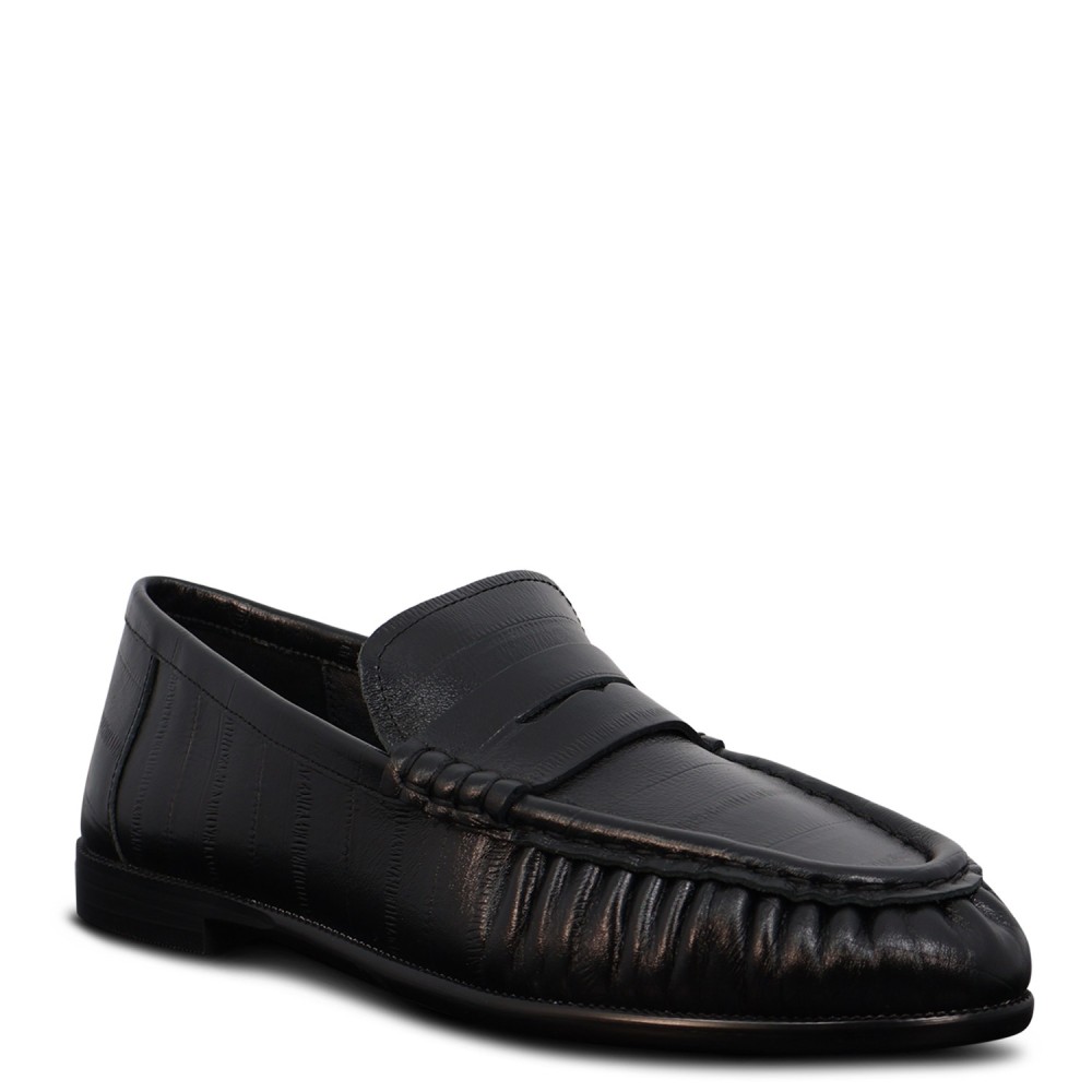 Mocassino nero  per donna