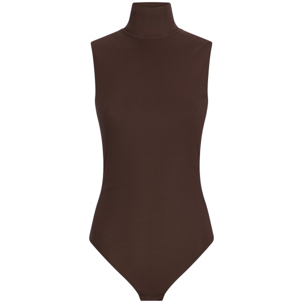 Body marrone per donna