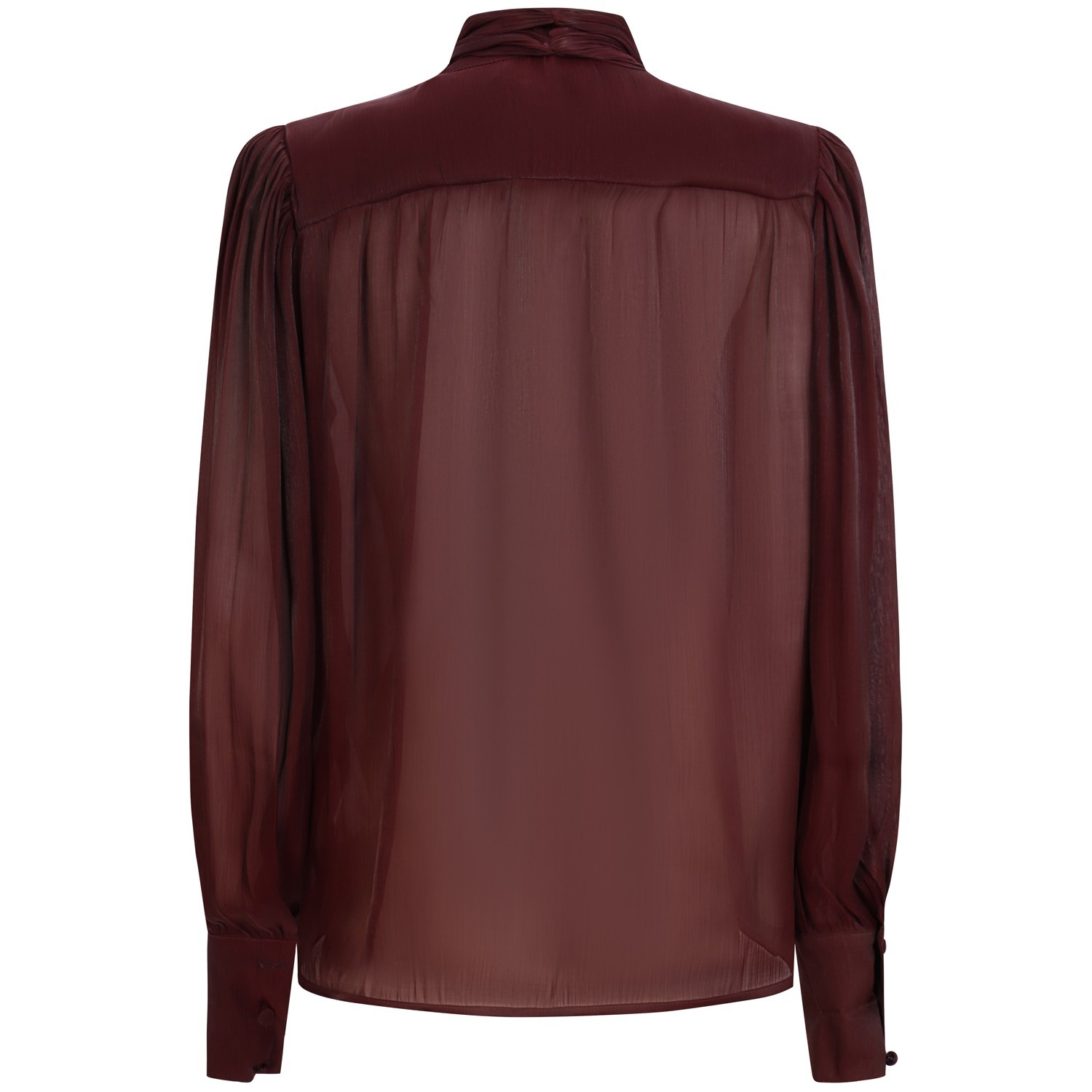 Camicia bordeaux per donna 2