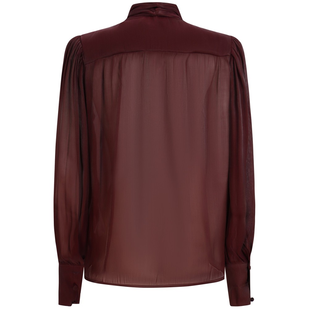 Camicia bordeaux per donna