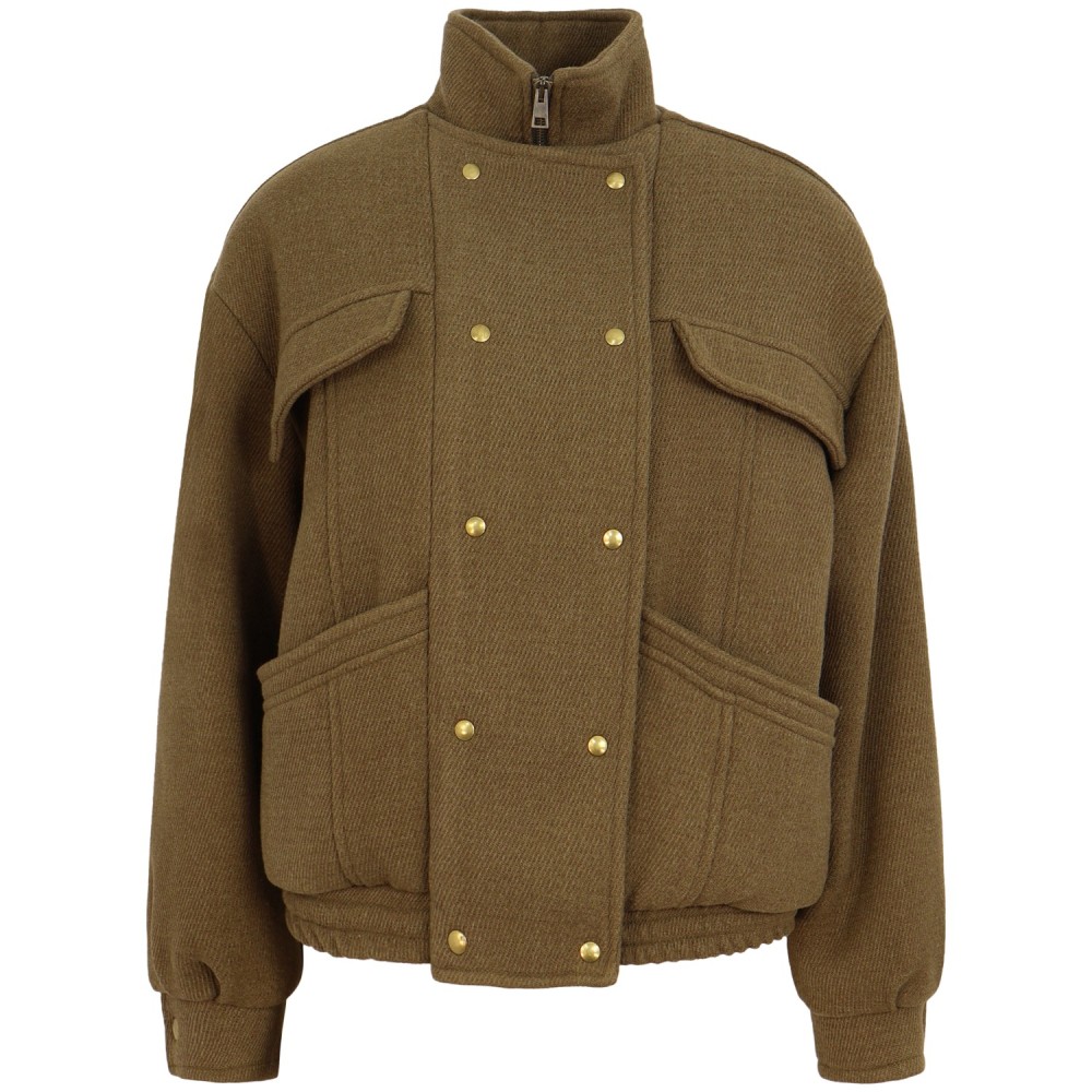 Cappotto verdone corto per donna