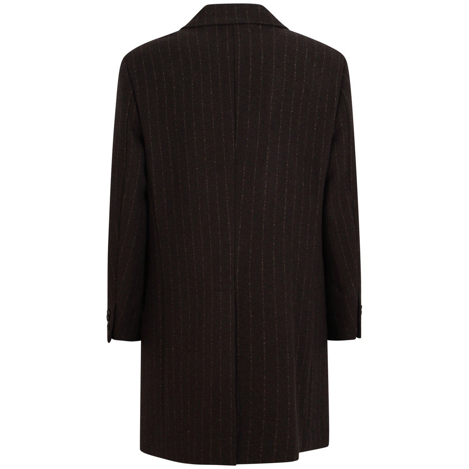 Cappotto marrone con mini logo per uomo 2