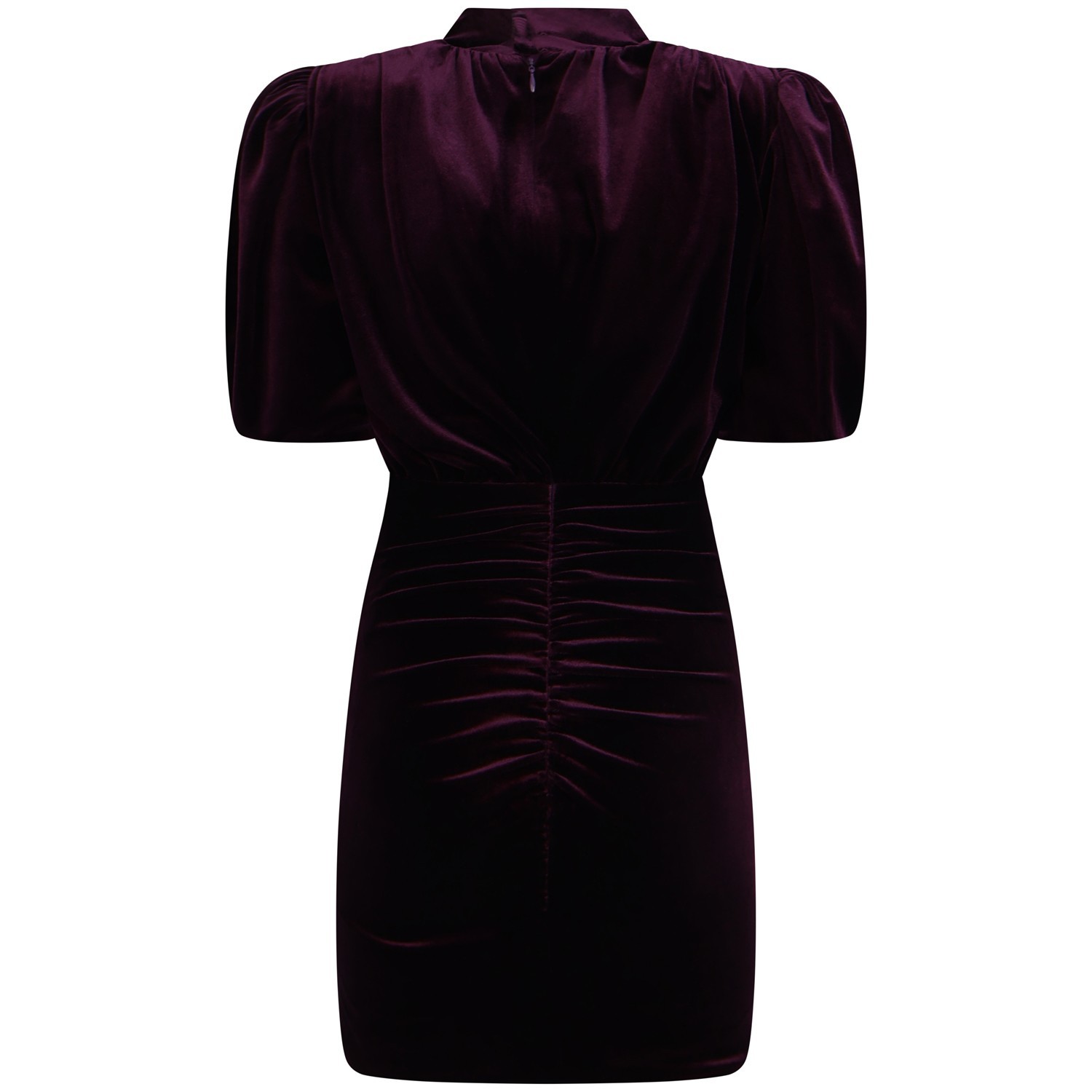 Abito in velluto bordeaux per donna 2