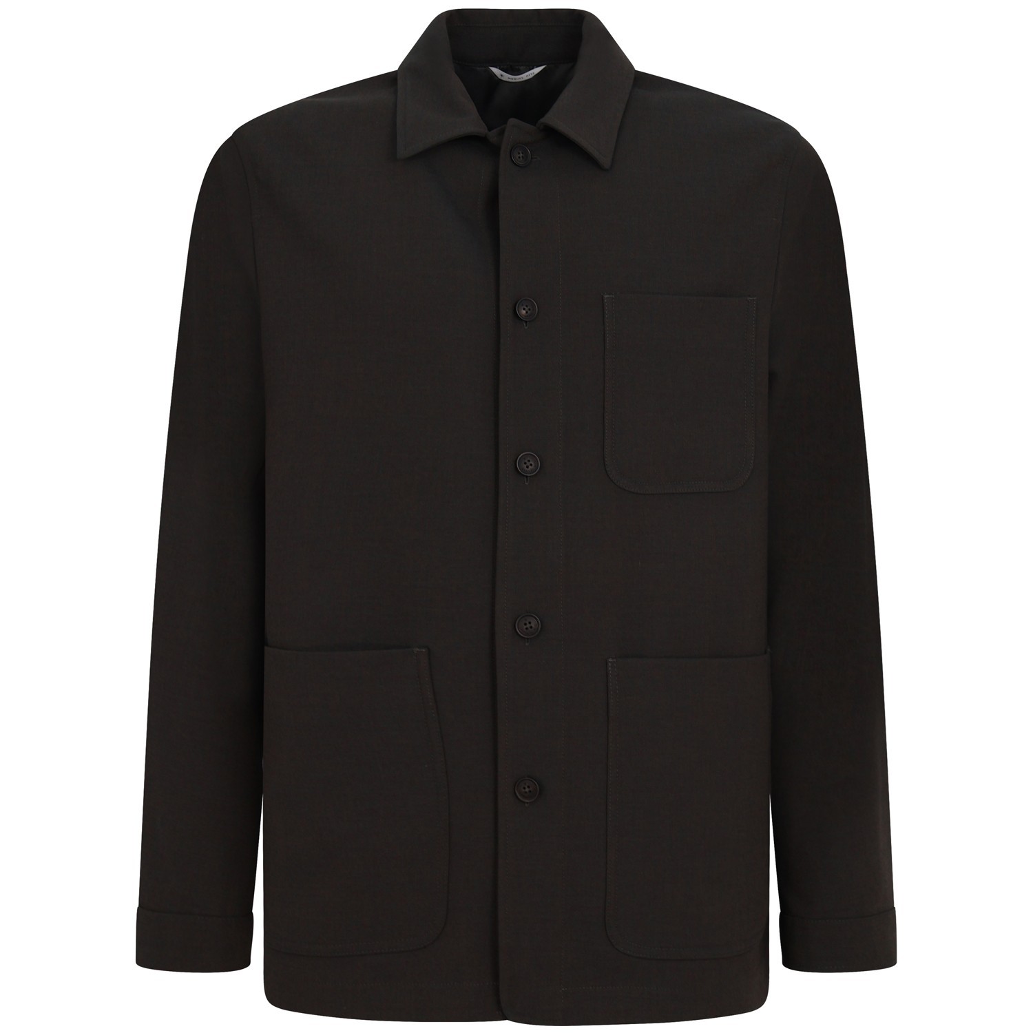 Giacca camicia marrone per uomo