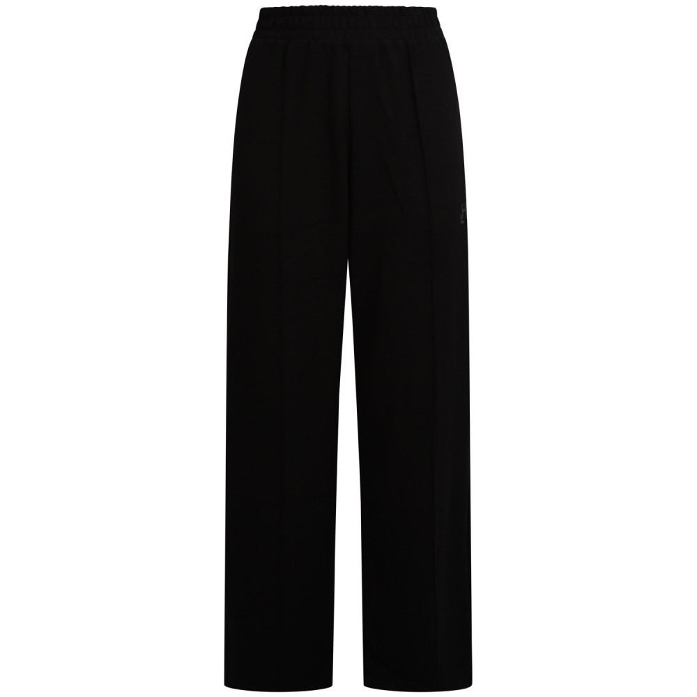 Pantalone tuta nera con logo  per donna