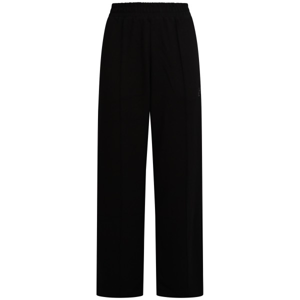 Pantalone tuta nera con logo  per donna
