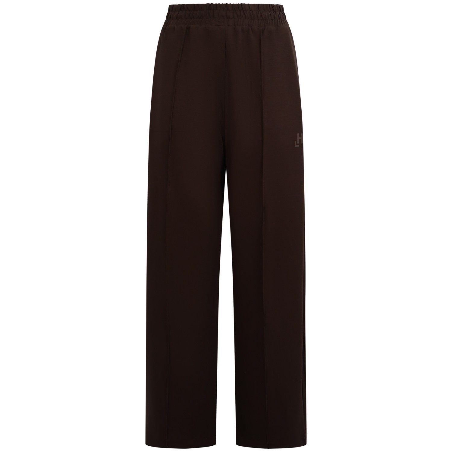 Pantalone tuta marrone con logo  per donna
