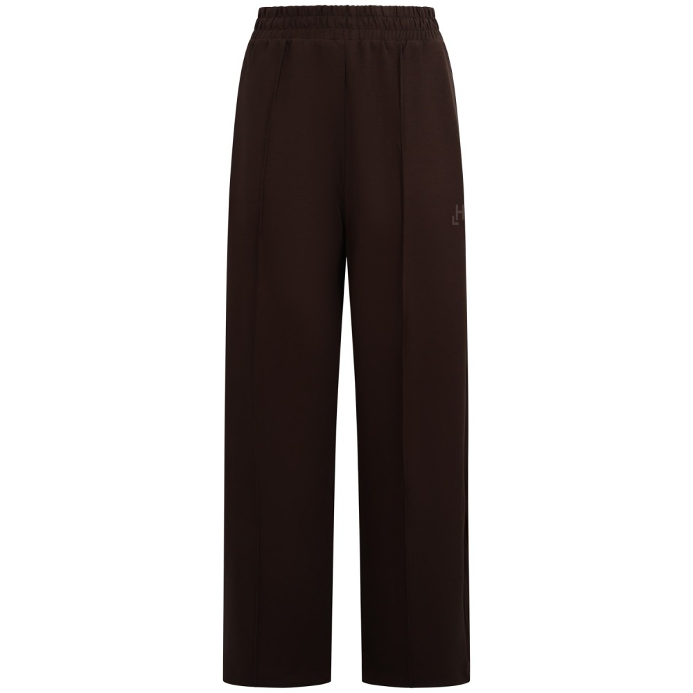 Pantalone tuta marrone con logo  per donna