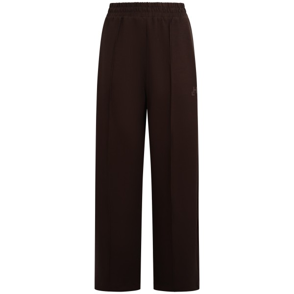 Pantalone tuta marrone con logo  per donna