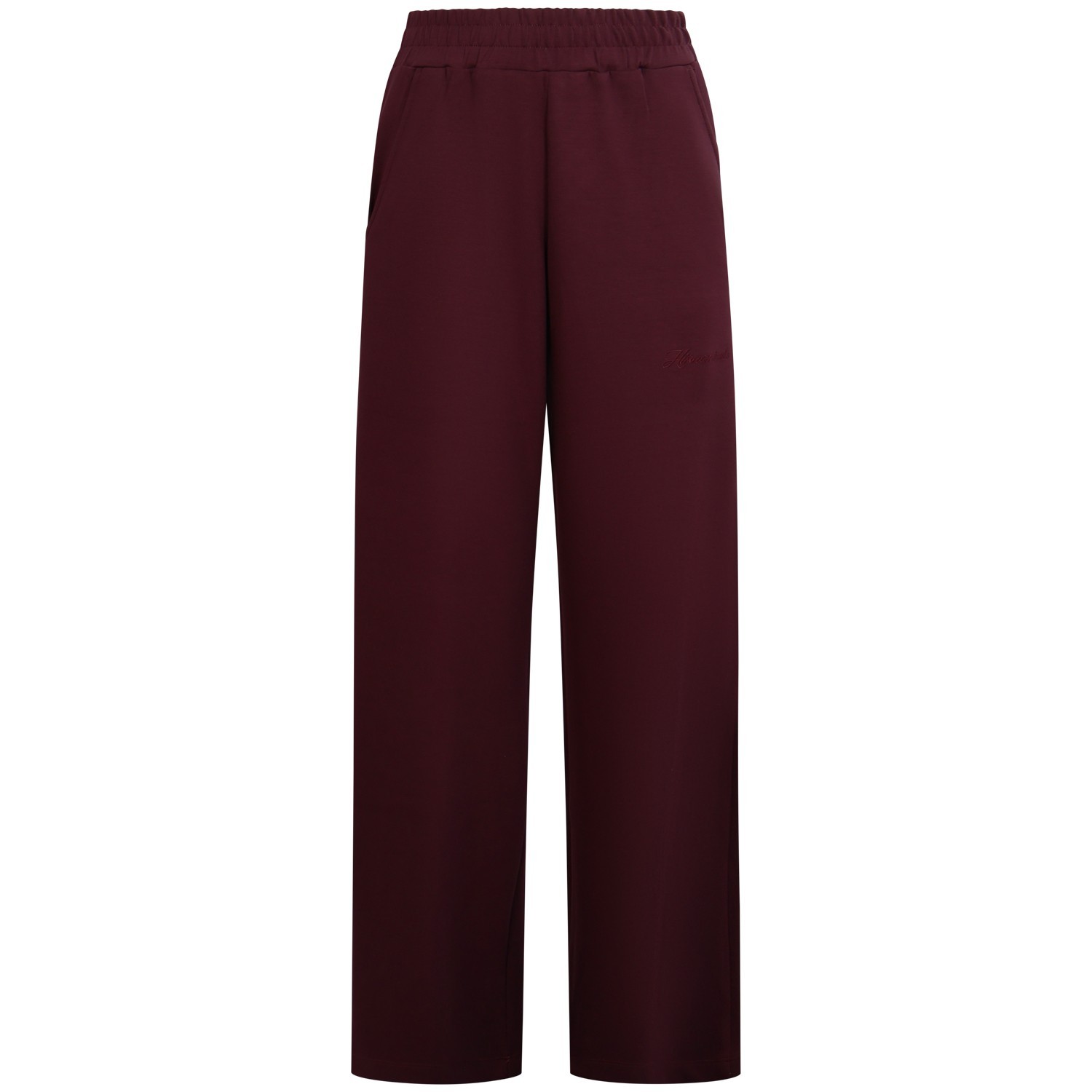 Pantalone tuta bordeaux con scritta per donna