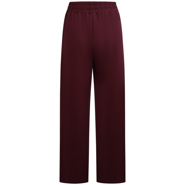 Pantalone tuta bordeaux con scritta per donna