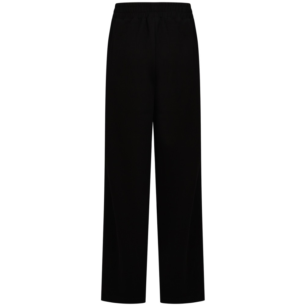 Pantalone tuta nero con scritta per donna