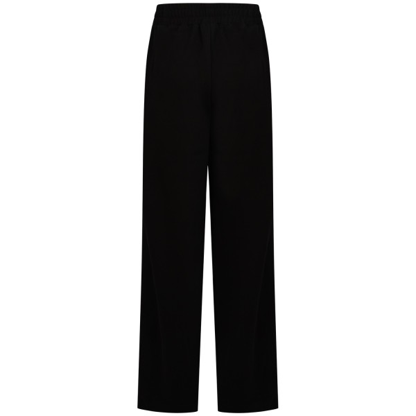 Pantalone tuta nero con scritta per donna