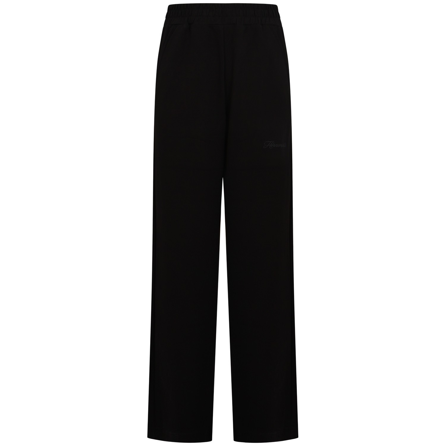 Pantalone tuta nero con scritta per donna