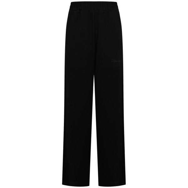 Pantalone tuta nero con scritta per donna