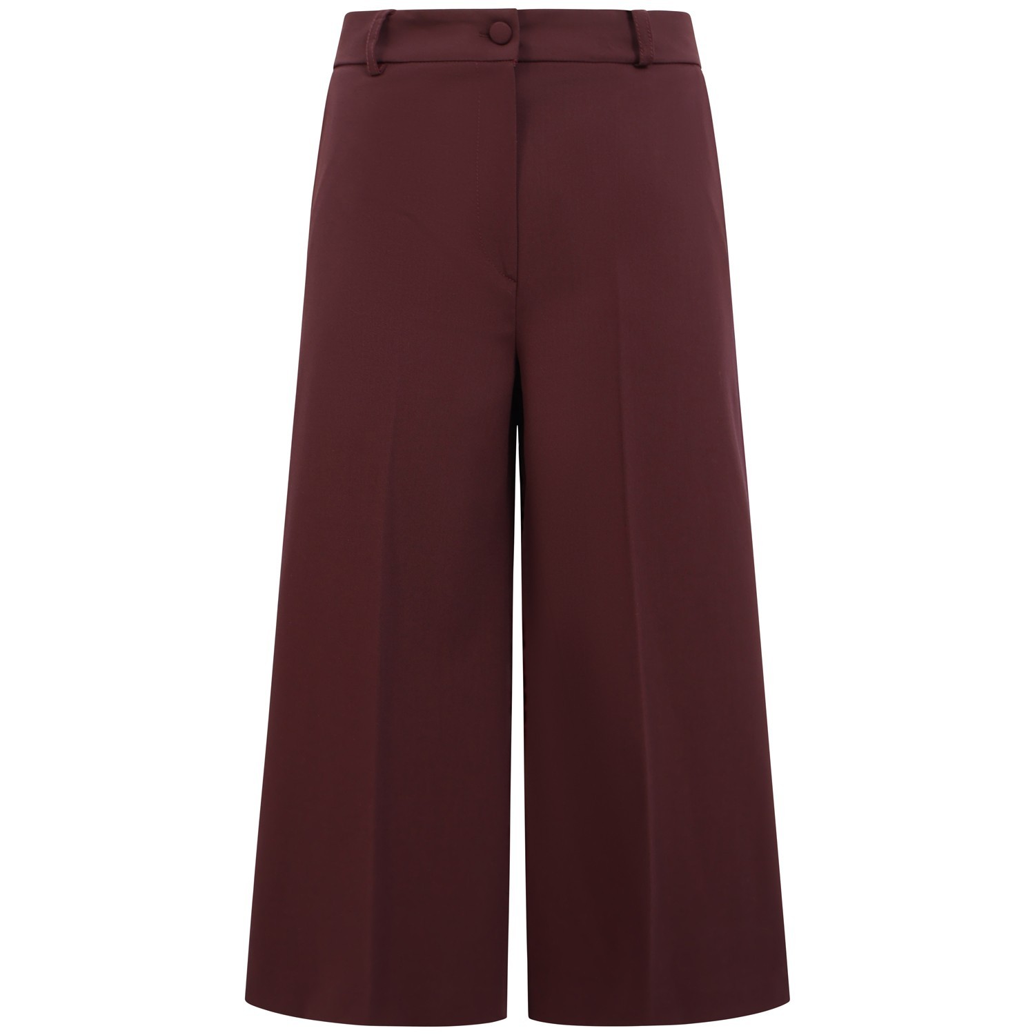 Pantalone capri bordeaux  per donna