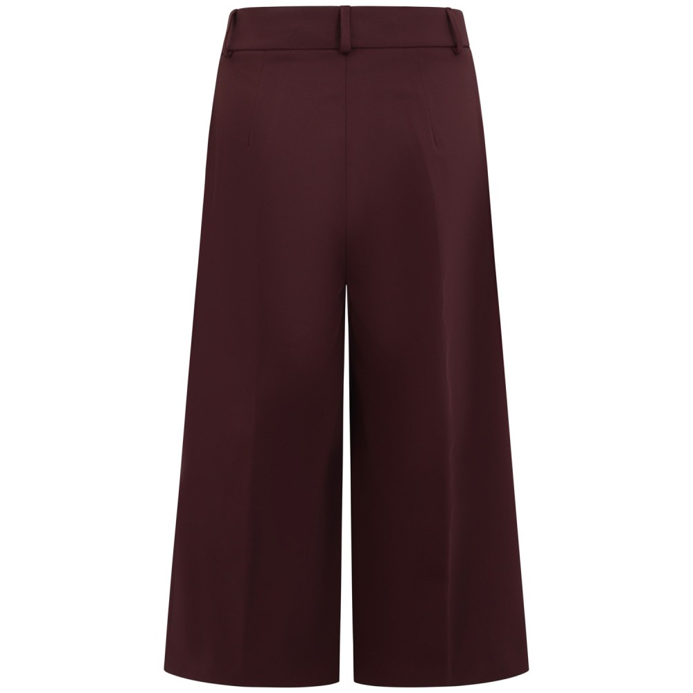 Pantalone capri bordeaux  per donna