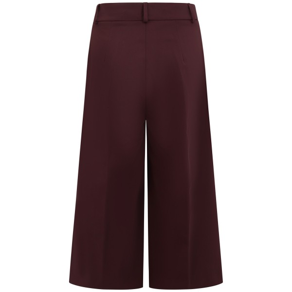 Pantalone capri bordeaux  per donna