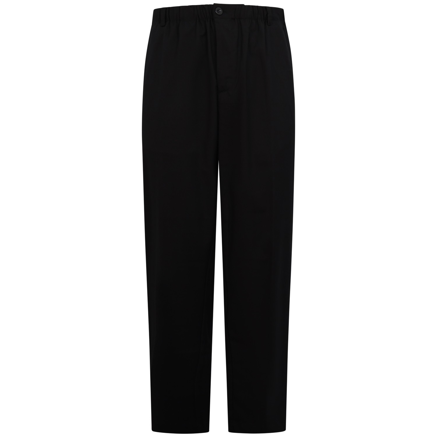 Pantalone nero con mini logo per uomo 2