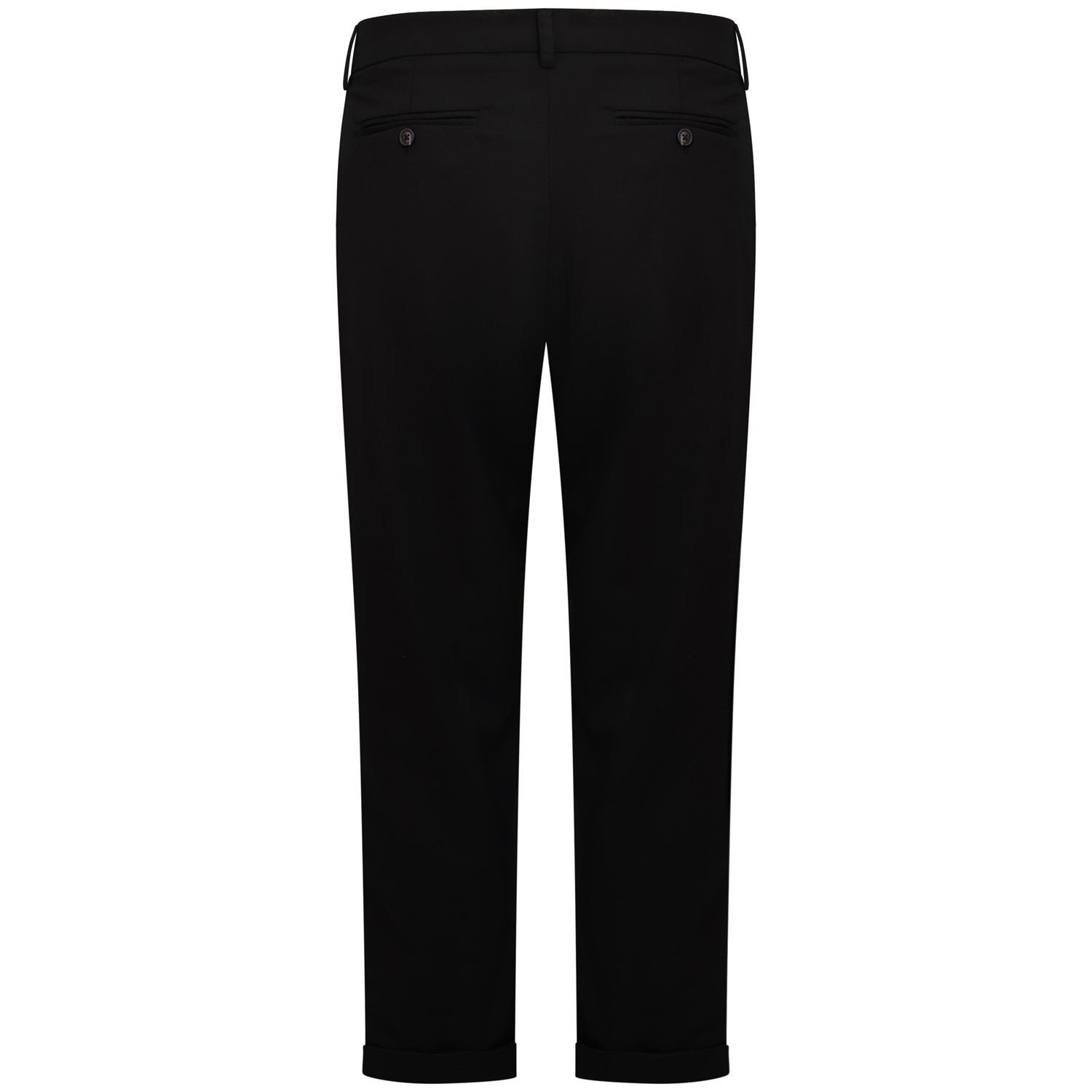 Pantalone nero con mini logo per uomo 2