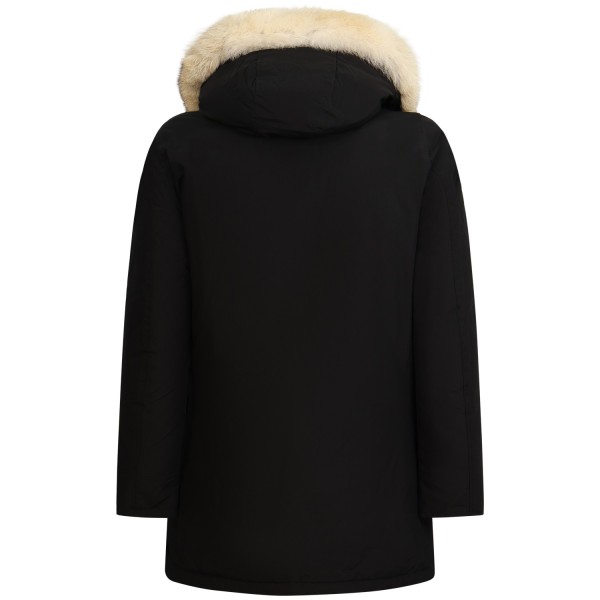 Giubbotto nero 'Arctic Detachable Fur Parka' per uomo