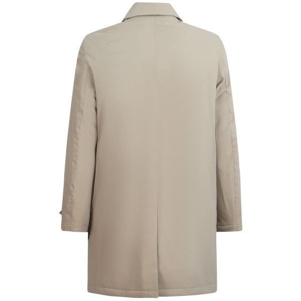 Giubbotto beige con mini logo per uomo