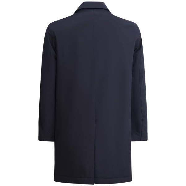 Giubbotto blu con mini logo per uomo