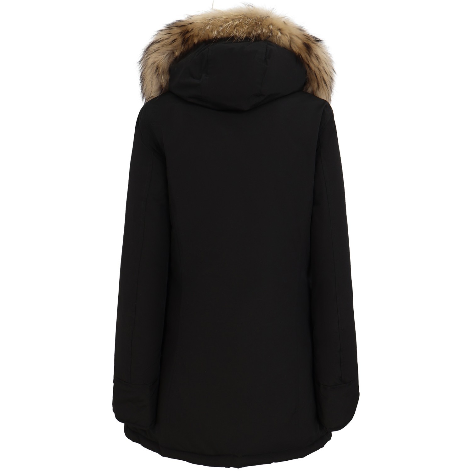 Giubbotto nero 'Arctic Raccoon Parka'  per donna 2