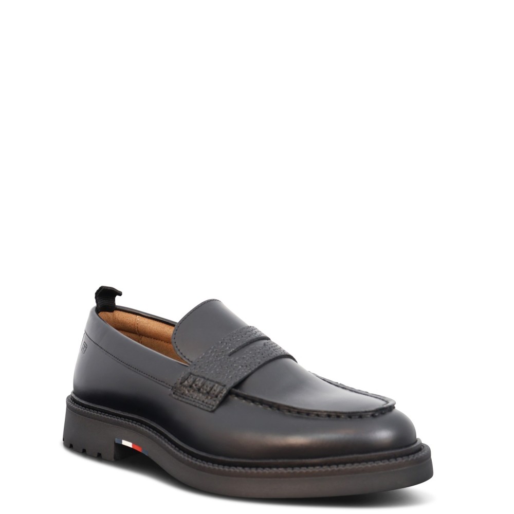 Mocassino nero per uomo