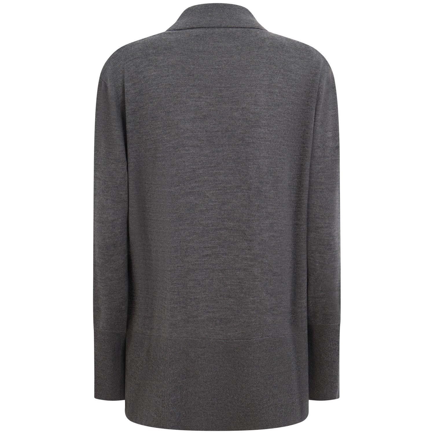 Cardigan grigio doppio petto  per donna 2