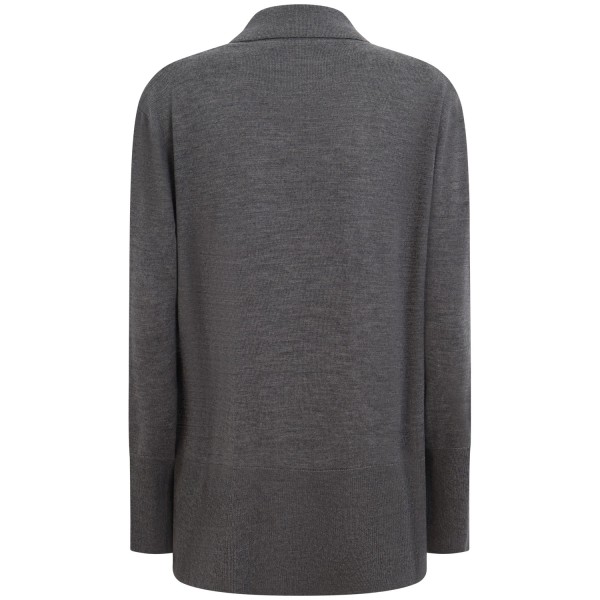 Cardigan grigio doppio petto  per donna
