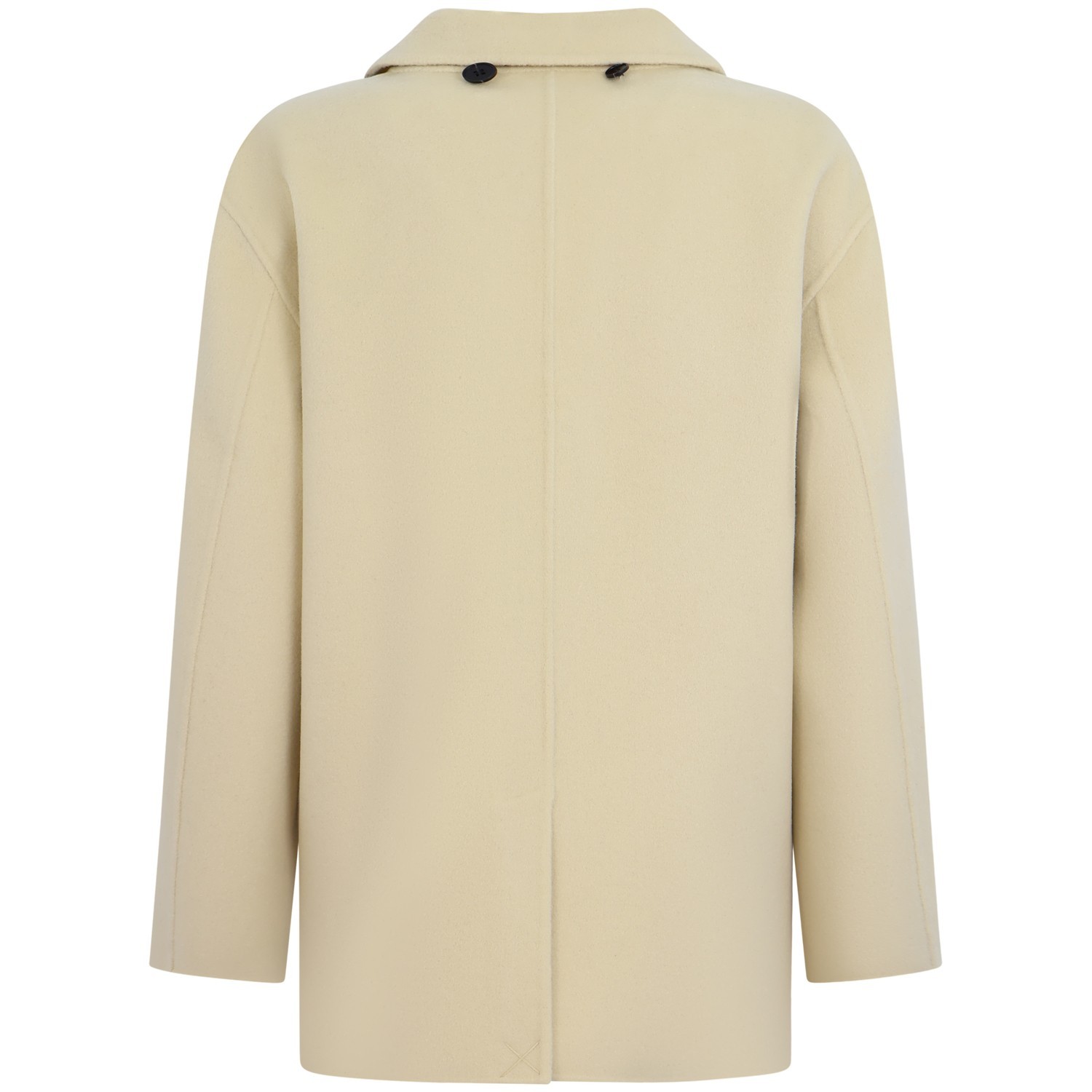 Cappotto panna  doppio petto  per donna