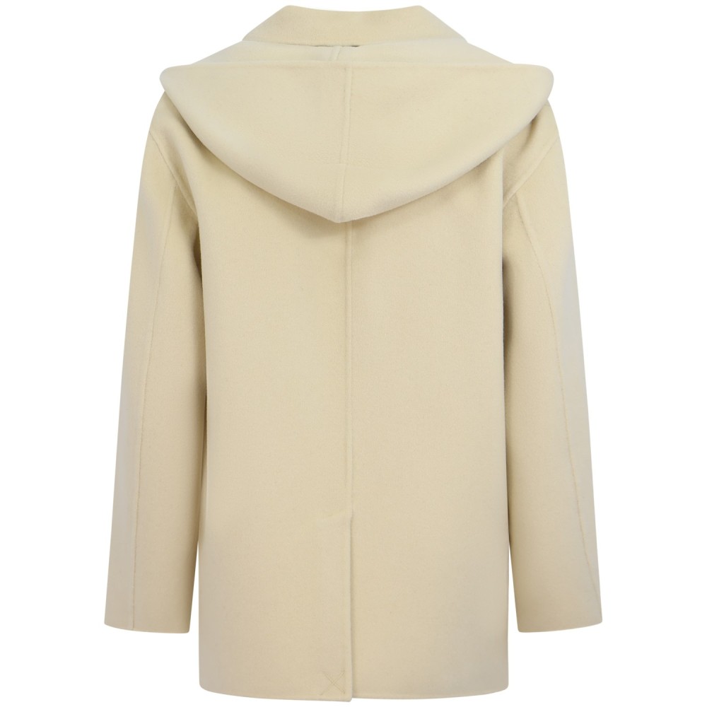 Cappotto panna  doppio petto  per donna