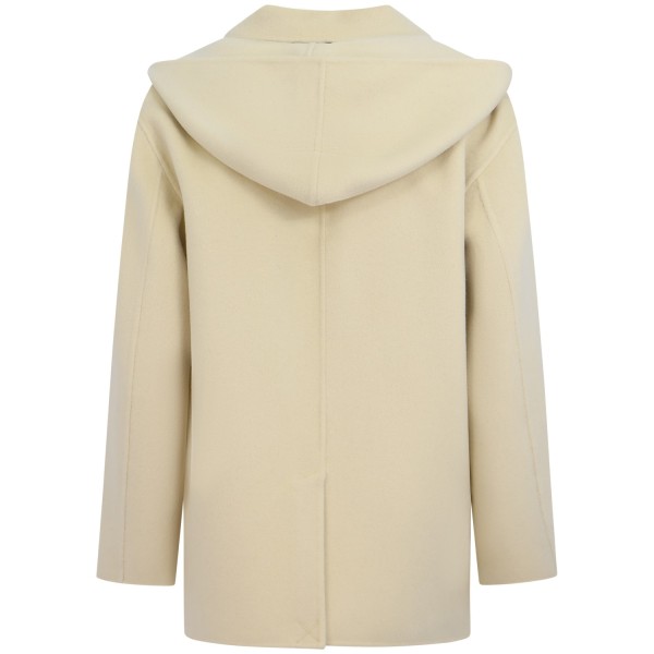Cappotto panna  doppio petto  per donna