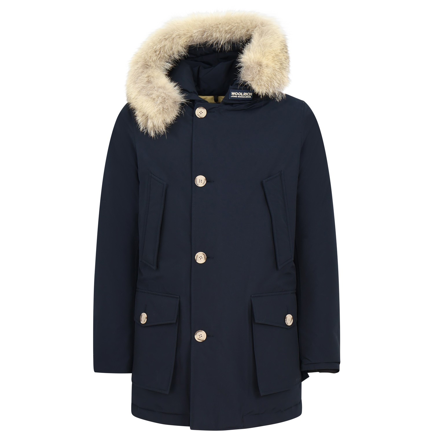 Giubbotto blu 'Arctic Detachable Fur Parka' per uomo