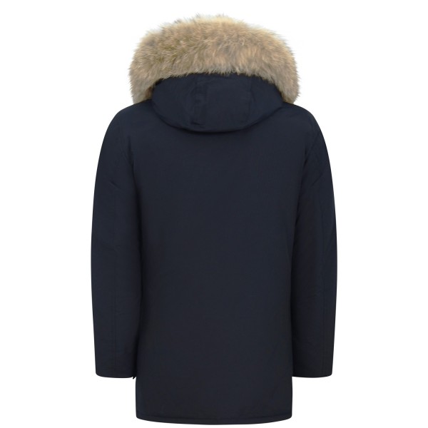 Giubbotto blu 'Arctic Detachable Fur Parka' per uomo