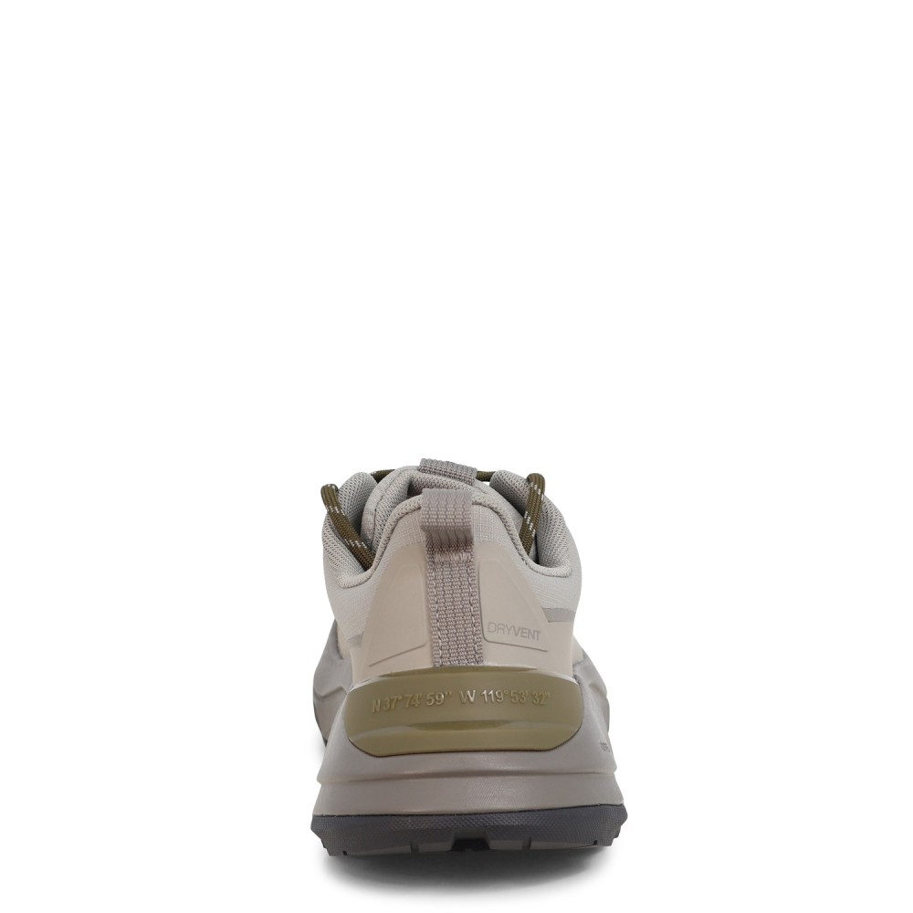 Sneakers grigia con riporti verdi per uomo