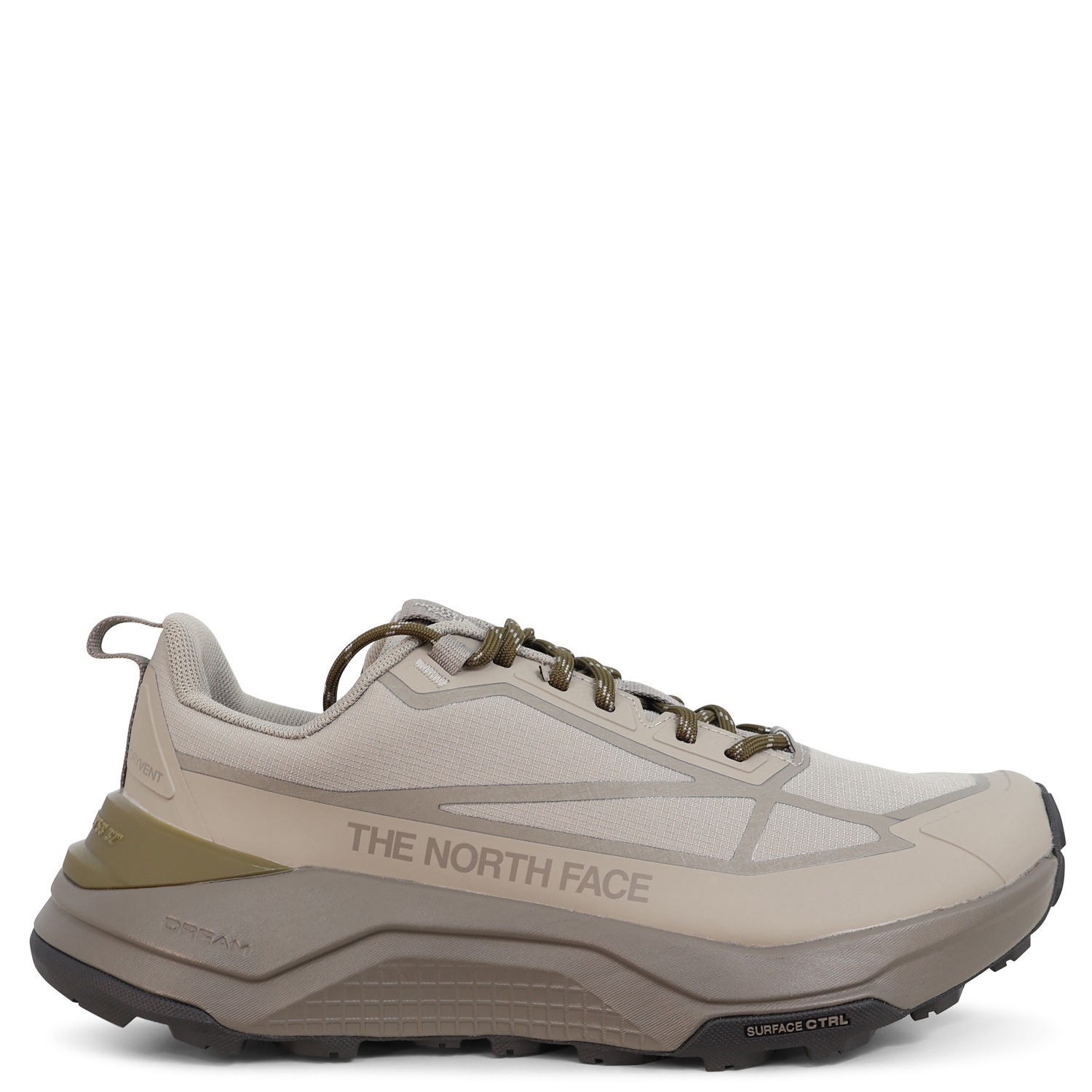 Sneakers grigia con riporti verdi per uomo