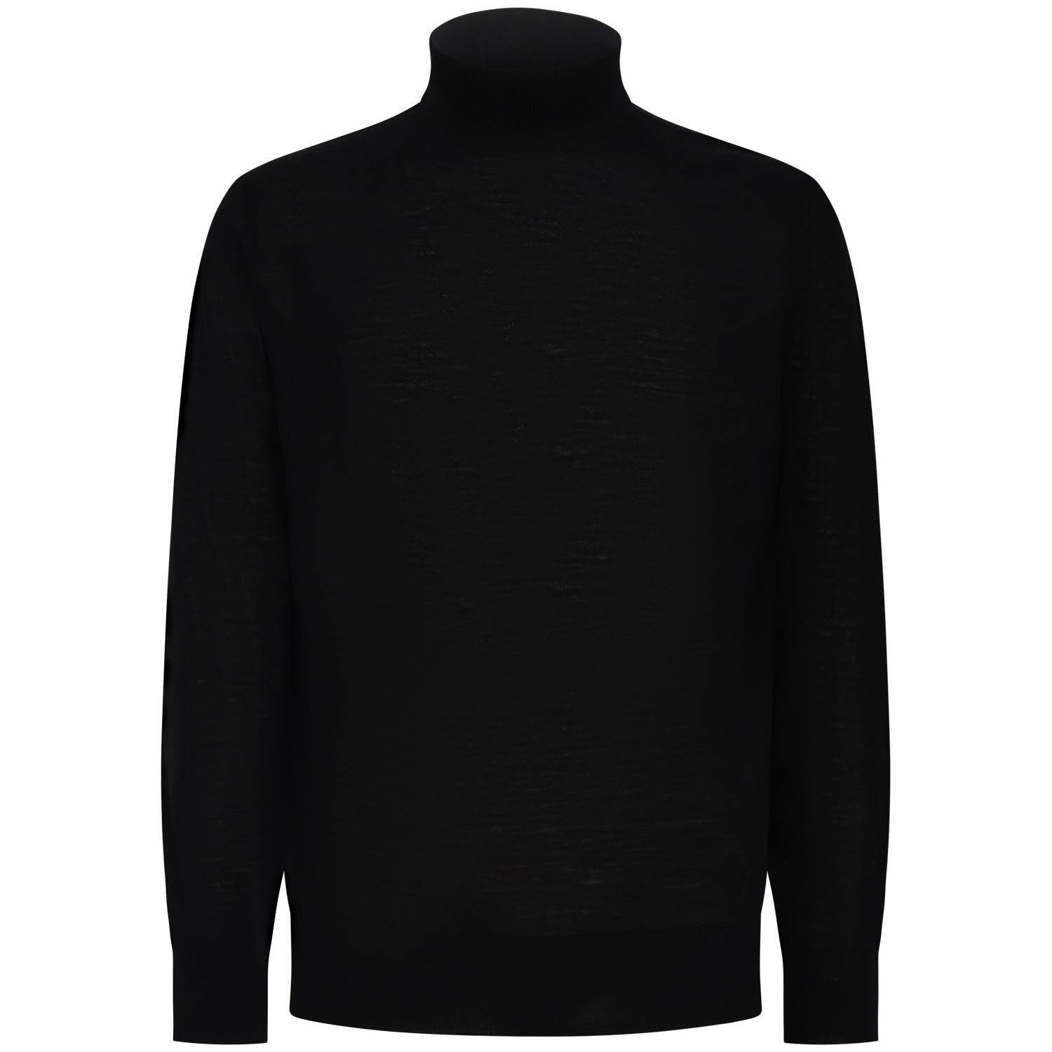 Lupetto nero con mini logo per uomo