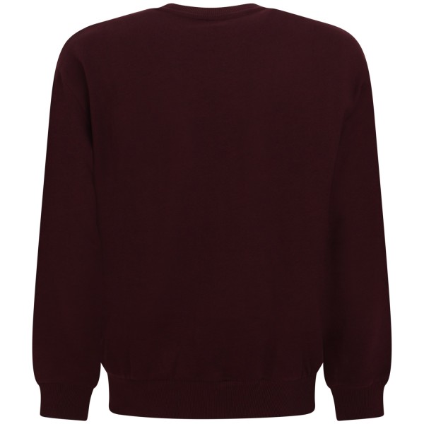 Felpa bordeaux per uomo