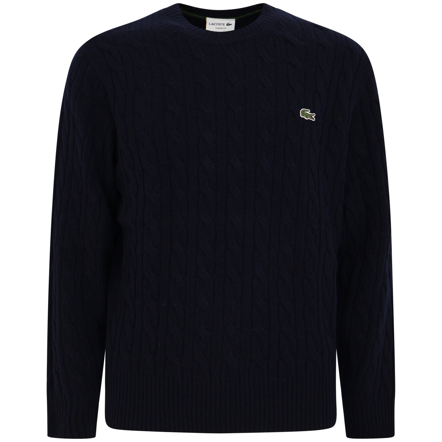 Maglione blu intrecciato per uomo