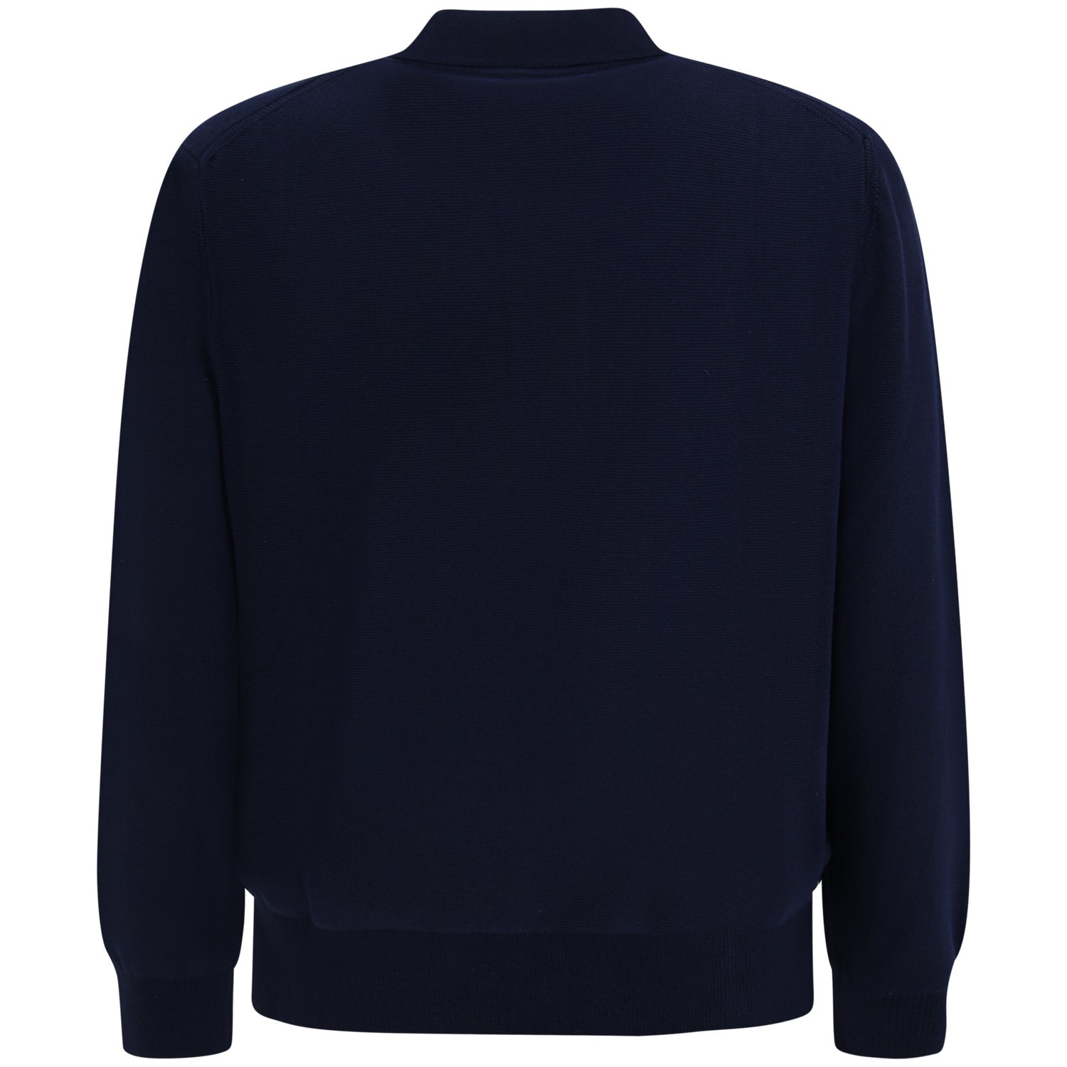 Polo blu a manica lunga per uomo 2