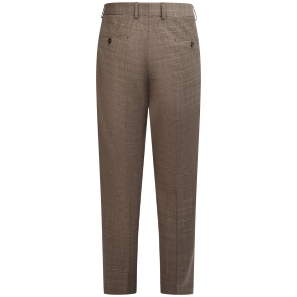 Pantalone marrone con fantasia per uomo