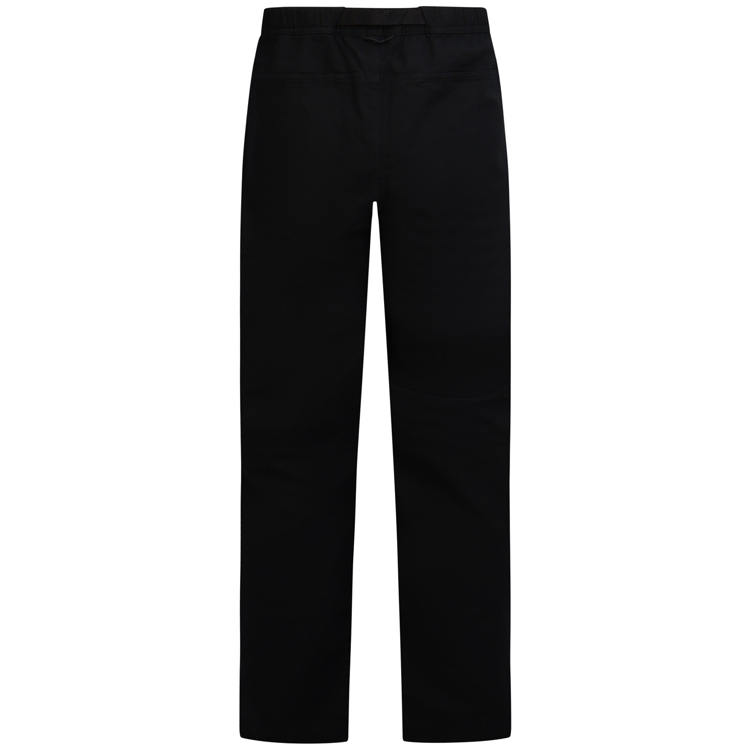 Pantalone nero con mini logo per uomo
